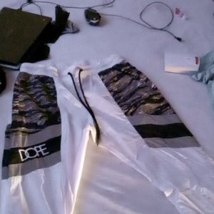 Size m dope brand white and camouflage